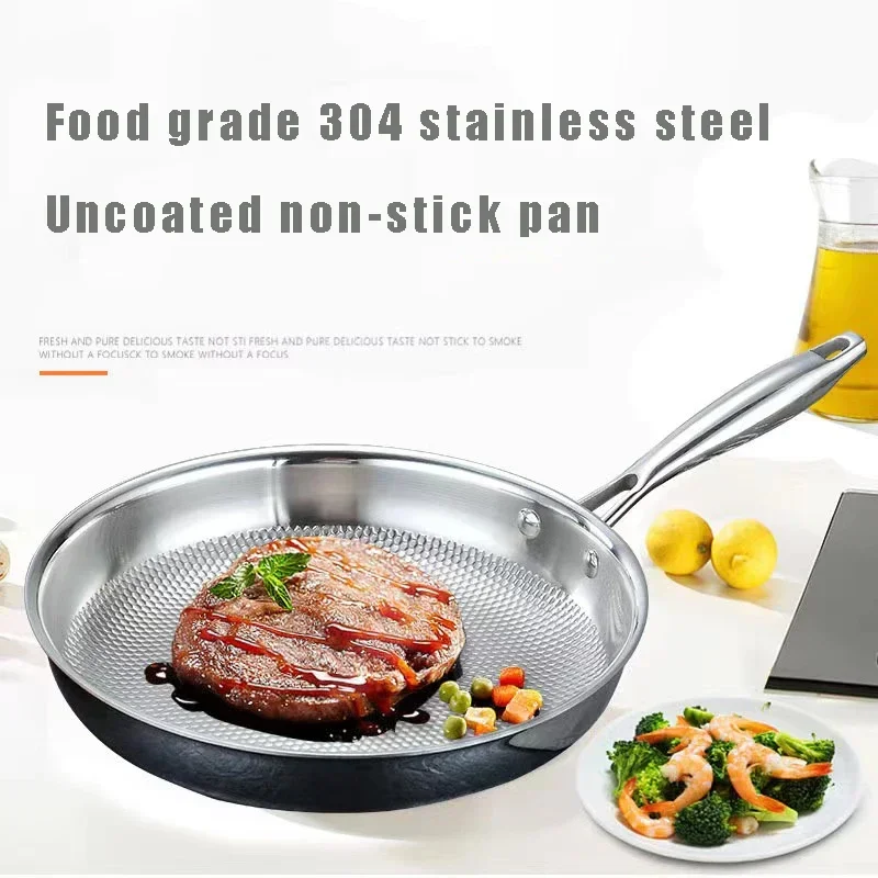 Cast Iron Skillet - Patelnia ze stali nierdzewnej 304 Patelnia