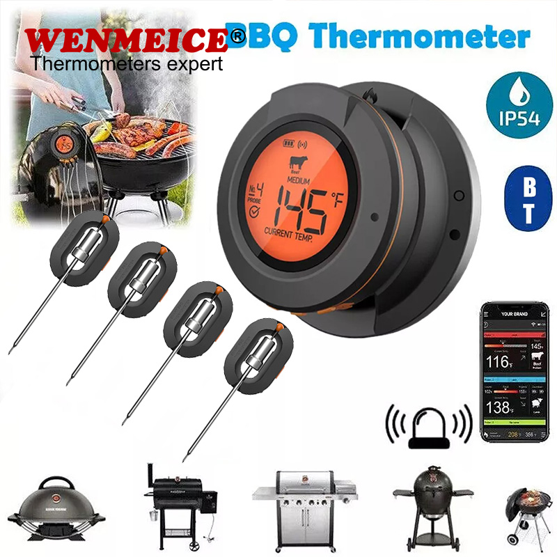 Kitchen Gadgets Under 500 - WENMEICE Termometr Bluetooth z Cyfrowym Czujnikiem