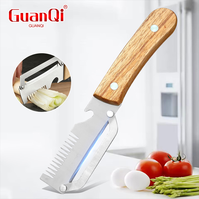 Household Kitchen Gadgets Vegetable Cutter Silk Cutter - Wielofunkcyjna obieraczka ze stali nierdzewnej z
