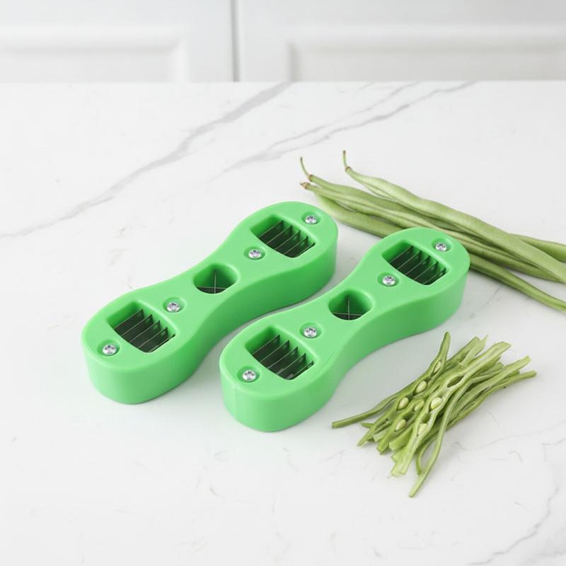 Kitchen Gadgets Green - Plastikowy krajalnica do szparagów 10,5 cm
