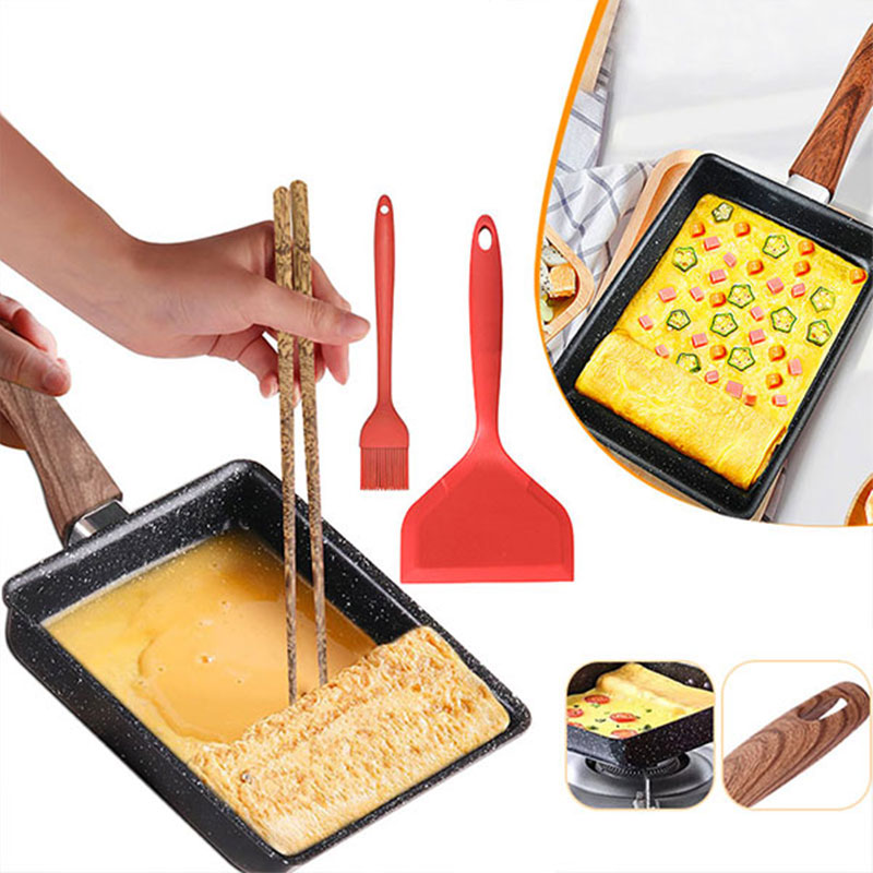 Cast Iron Skillet - Tamagoyaki Japońska patelnia do omletów Nieprzywierająca