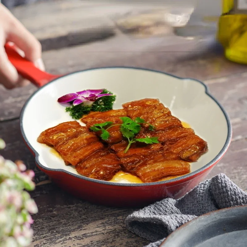 Cast Iron Skillet - Patelnia żeliwna premium z powłoką nieprzywierającą,