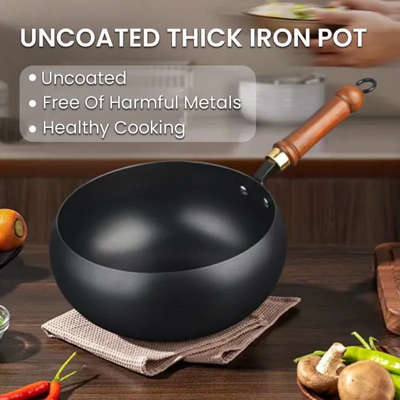 Cast Iron Skillet - Łatwa w użyciu patelnia żeliwna garnek