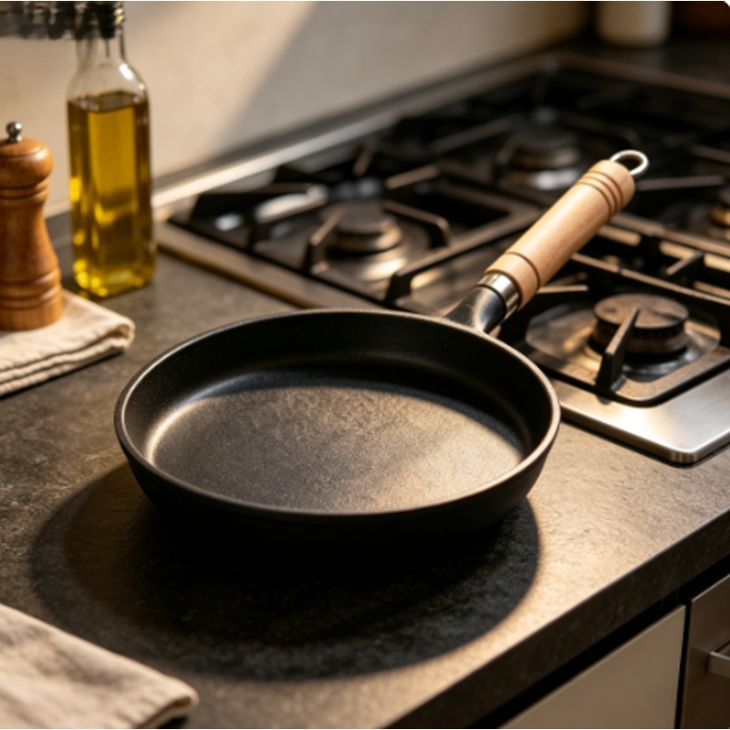 Patelnia żeliwna 26 cm, niepow – Cast Iron Skillet recenzja i cena