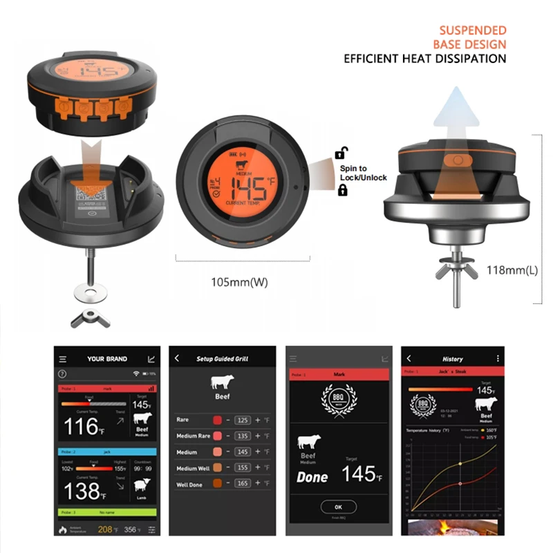 Termometr Bluetooth Cyfrowy cz – Kitchen Gadgets Under 500 recenzja i cena