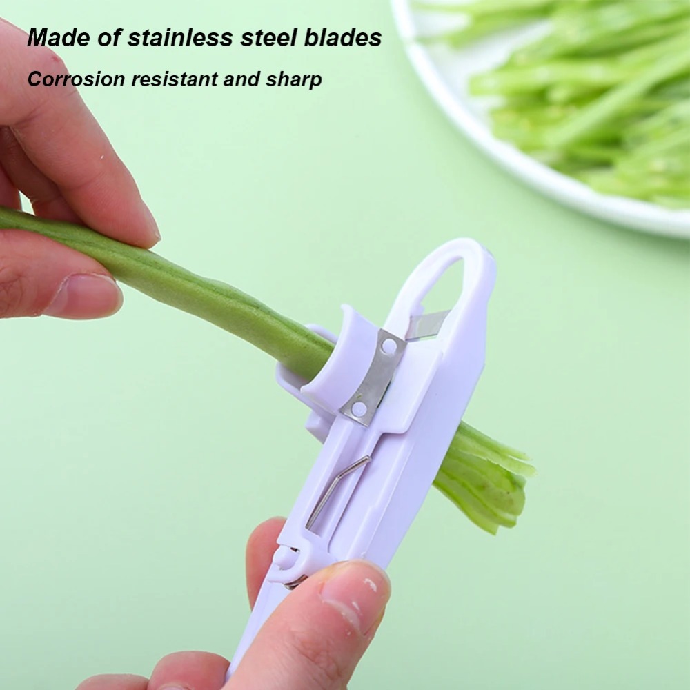 1 szt. Krajalnica do fasoli sz – Household Kitchen Gadgets Vegetable Cutter Silk Cutter recenzja i cena