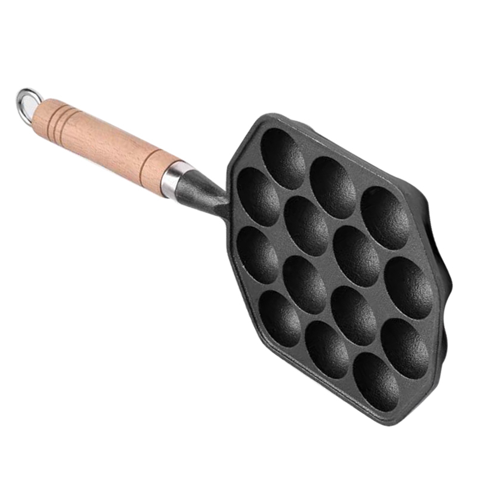 14-otworowa patelnia Takoyaki  – Cast Iron Skillet recenzja i cena