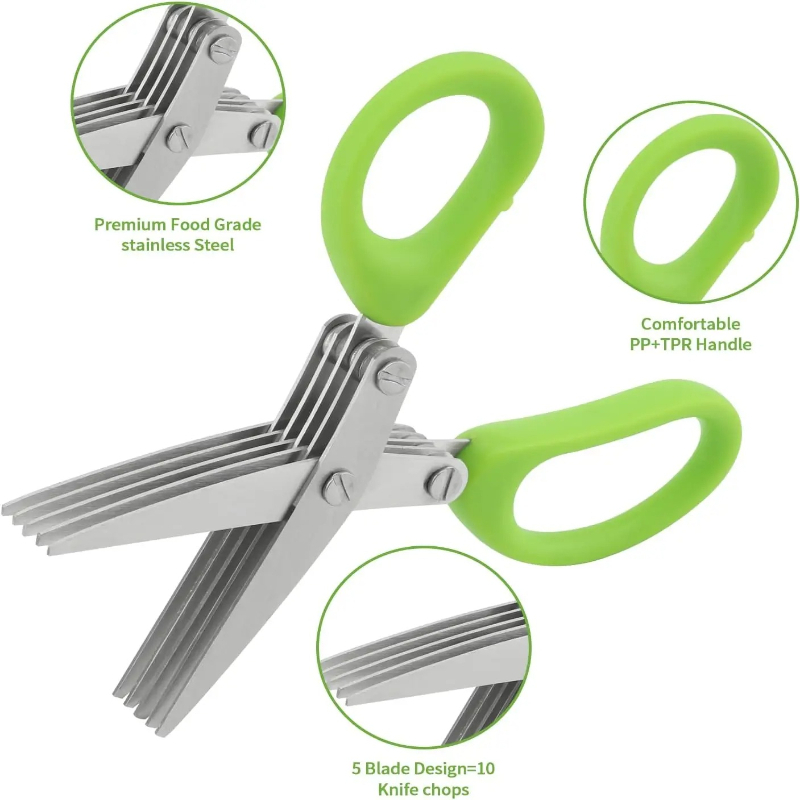Nożyczki do ziół oszczędzające – Herb Scissors 5 Blade recenzja i cena