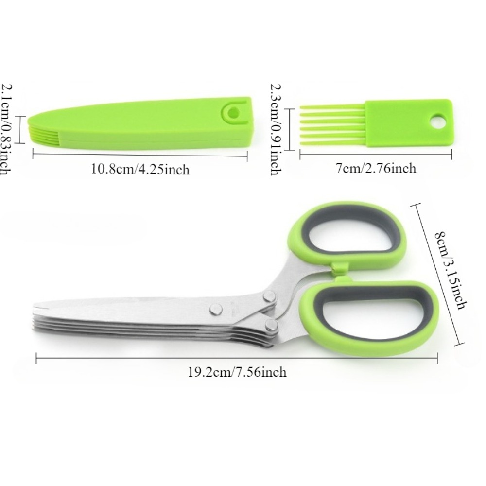 Wielowarstwowe nożyczki kuchen – Herb Scissors 5 Blade recenzja i cena