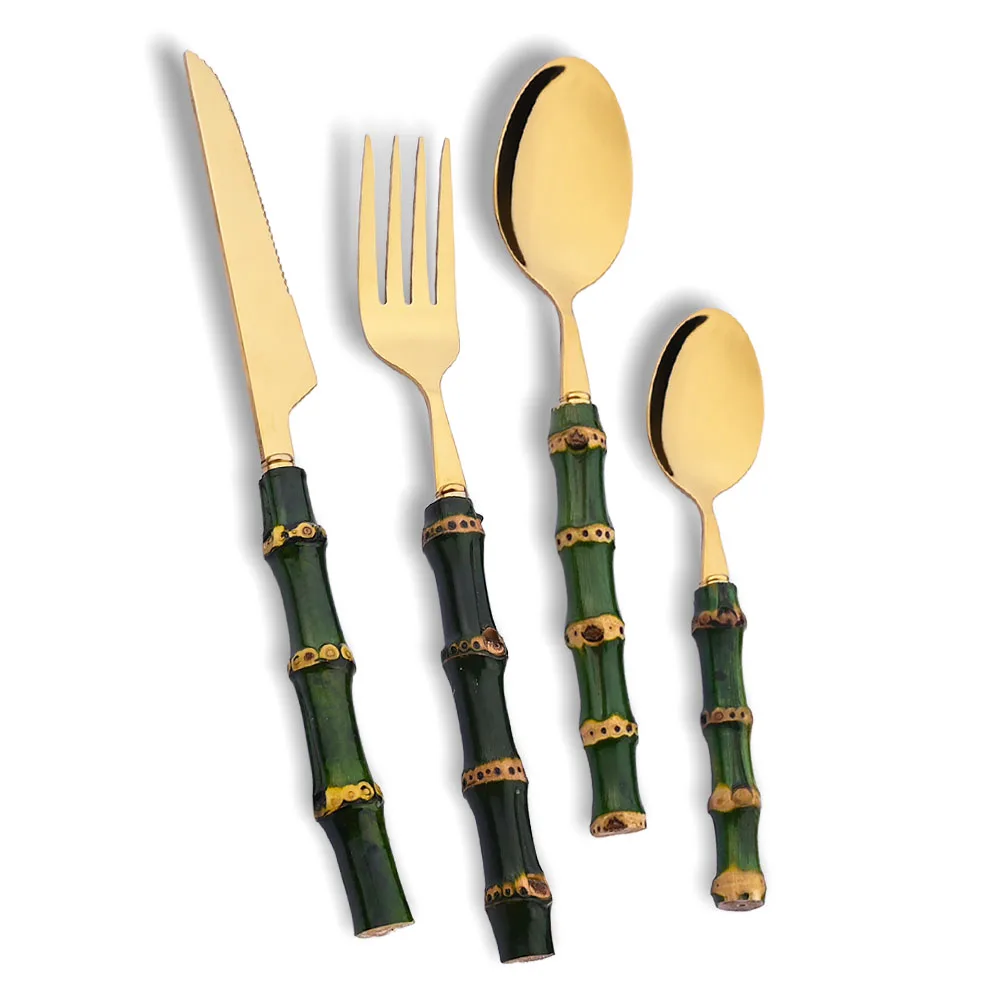 4-częściowy zestaw sztućców z  – Kitchen Gadgets Green recenzja i cena