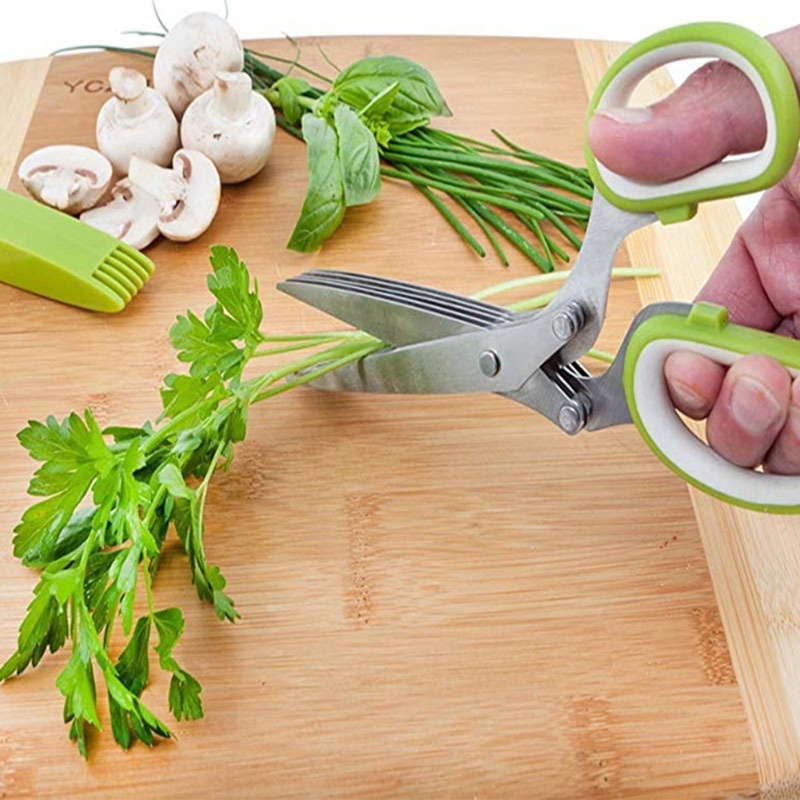 Nożyczki do ziół z 5 ostrzami, – Herb Scissors 5 Blade recenzja i cena