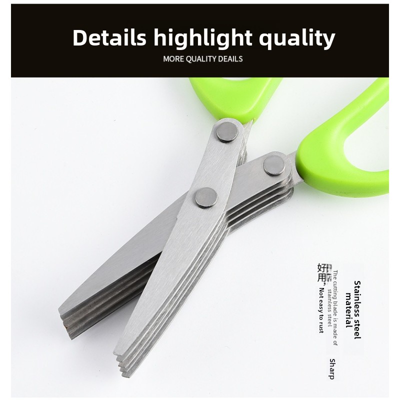 Nierdzewne wielowarstwowe noży – Herb Scissors 5 Blade recenzja i cena
