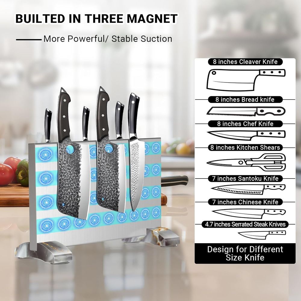 Magnetyczny stojak na bloki be – Magnetic Knife Strip recenzja i cena