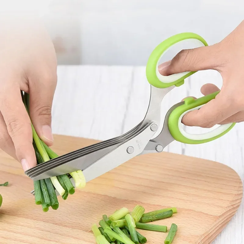 Nożyczki do ziół ze stali nier – Herb Scissors 5 Blade recenzja i cena