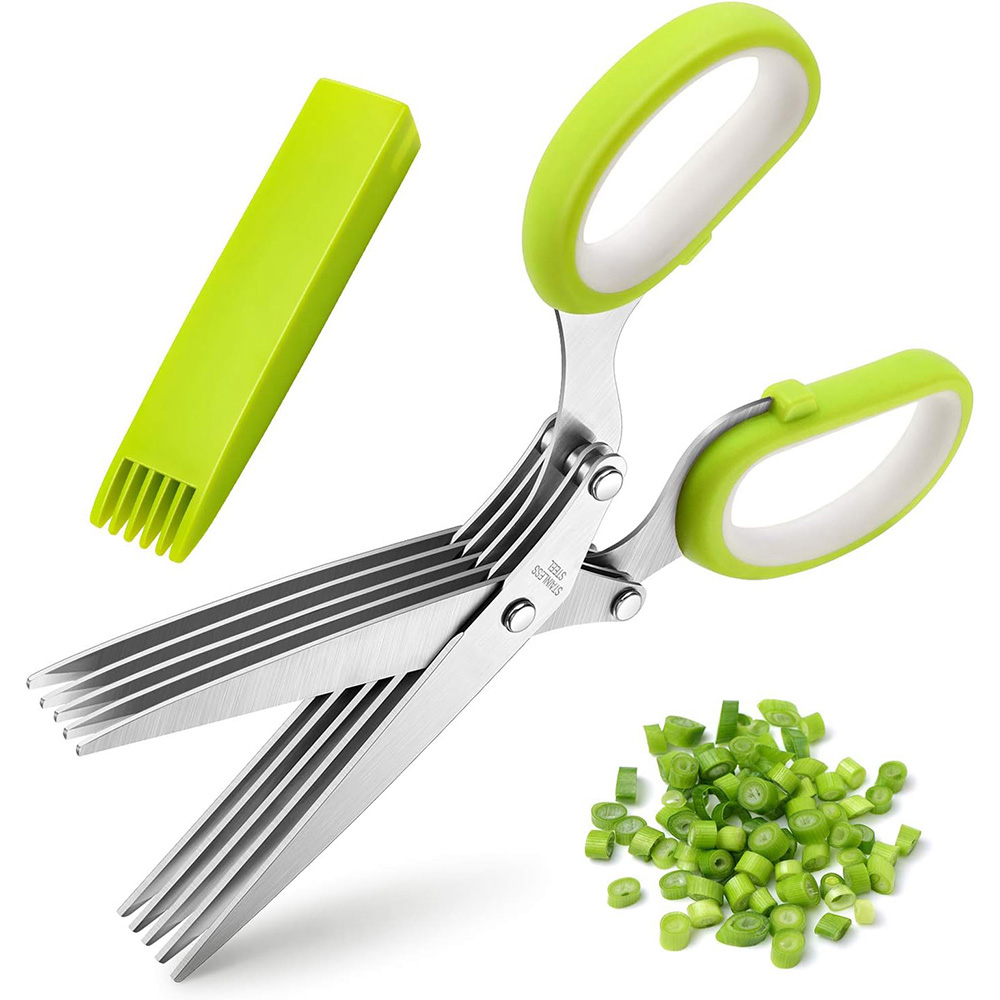 Nożyczki do ziół ze stali nier – Herb Scissors 5 Blade recenzja i cena