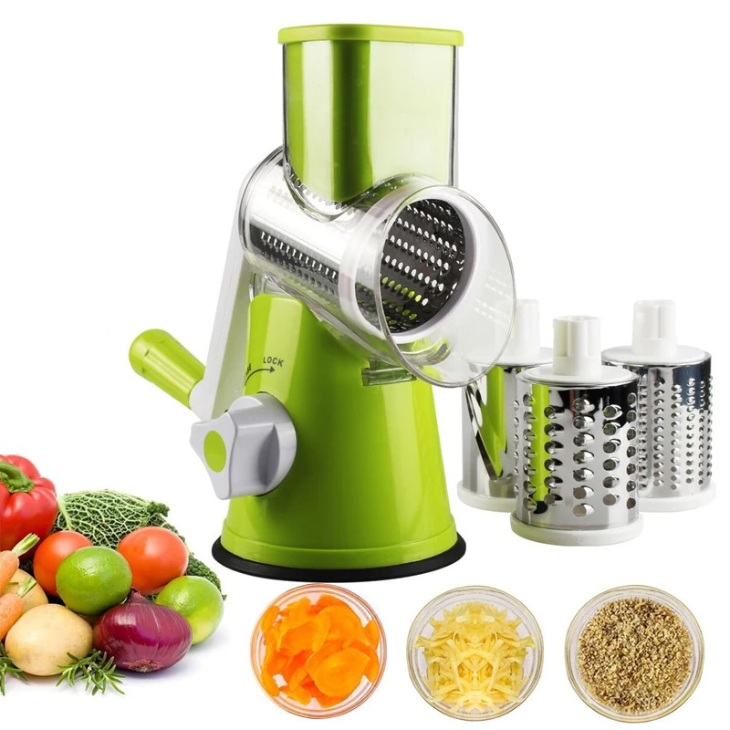 Ręczna obrotowa tarka do sera, – Household Kitchen Gadgets Vegetable Cutter Silk Cutter recenzja i cena