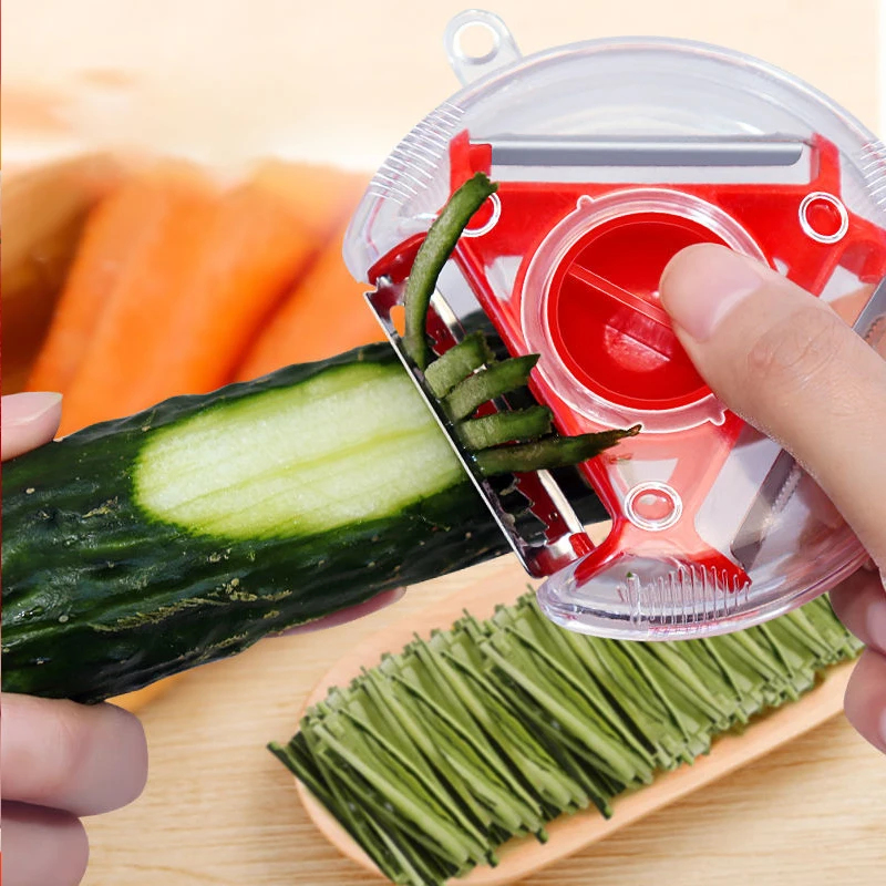 1/3 SZT. Zestaw Magic Trio 3w1 – Household Kitchen Gadgets Vegetable Cutter Silk Cutter recenzja i cena