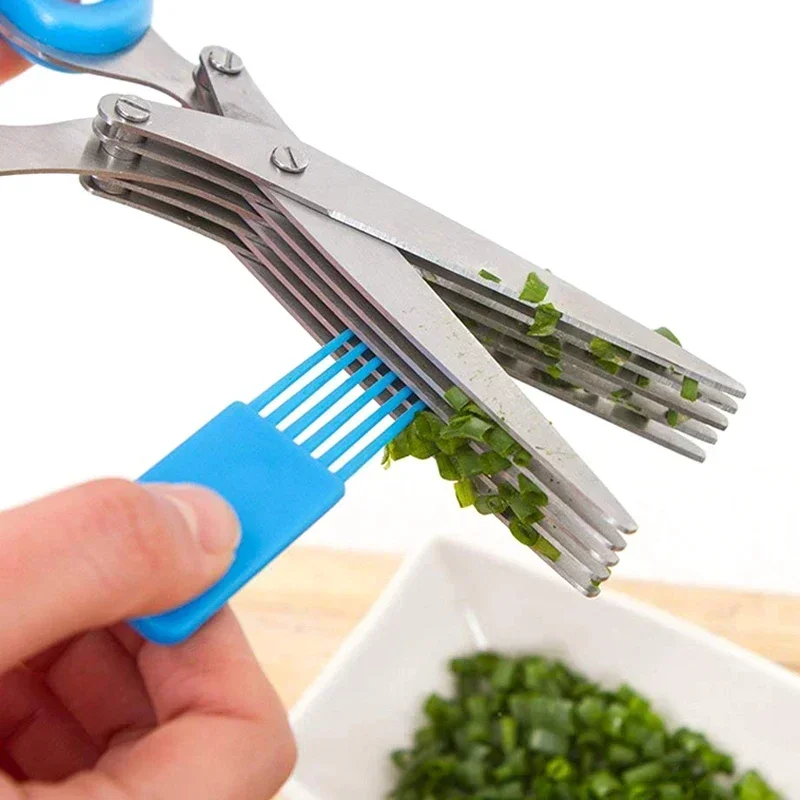 5 ostrza nożyczki kuchenne nóż – Herb Scissors 5 Blade recenzja i cena